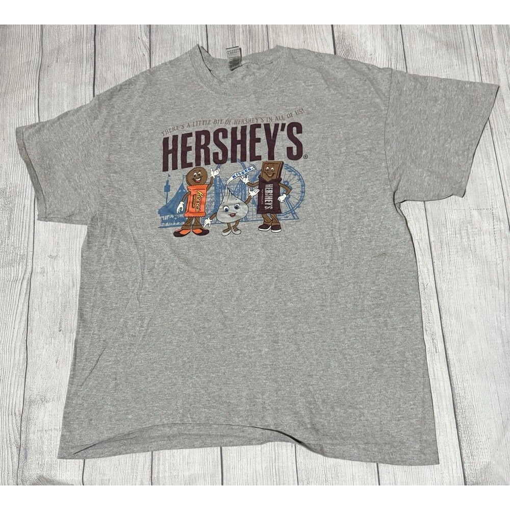 Hersheys Chocolate Factory T Shirt There’s A Little Hershey In All Of Us Size XL